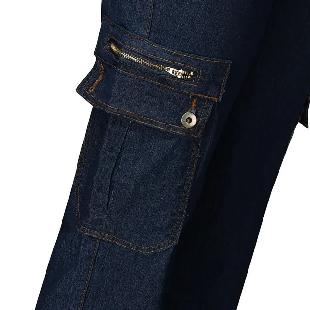 Amazon Men's Loose Cargo Jeans Detail