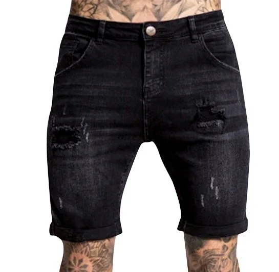 Elastic Ripped Jeans for EU/US Detail