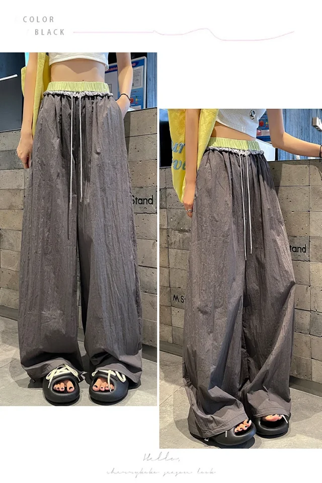Women's Summer Outdoor Parachute Pants Detail