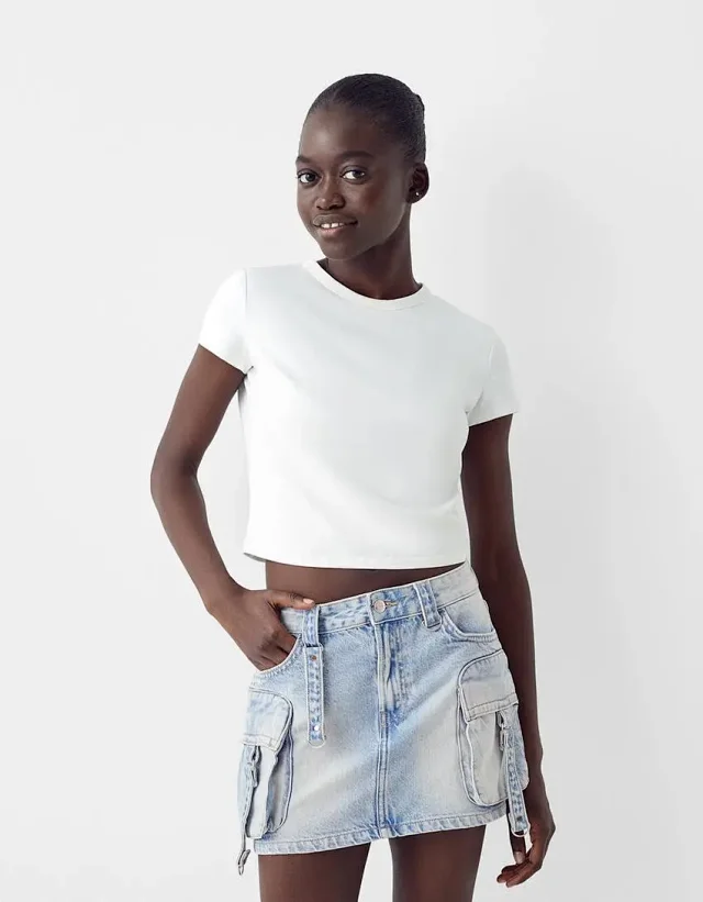 Spicy Girl Denim Skirt Detail