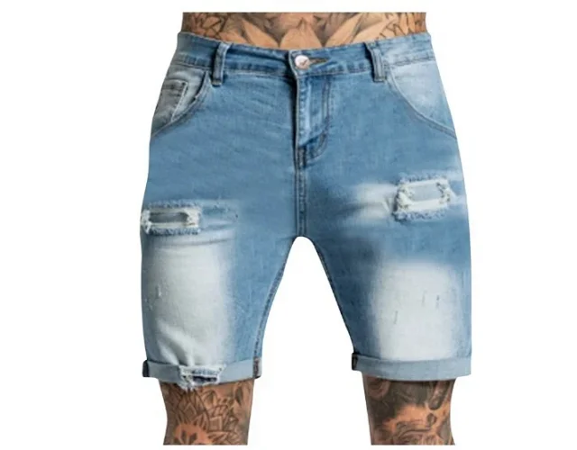 Elastic Ripped Jeans for EU/US Detail