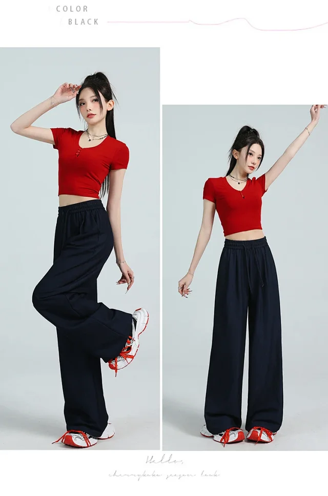 Lazy Style Ice Silk Sunscreen Yamamoto Pants Detail