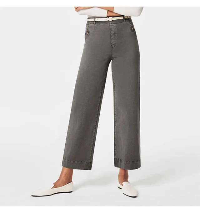 Overseas Sourcing Loose Straight Wide-Leg Jeans Detail