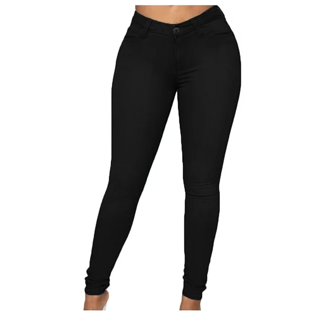 Women's Slim Denim Fashion Skinny Pants Detail