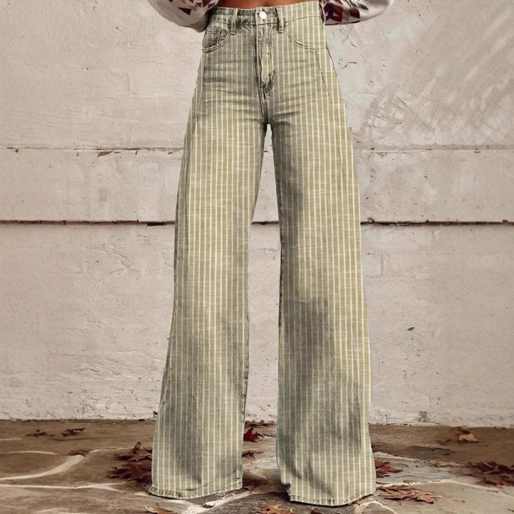 2025 Amazon Bestseller Denim Wide-Leg Jeans