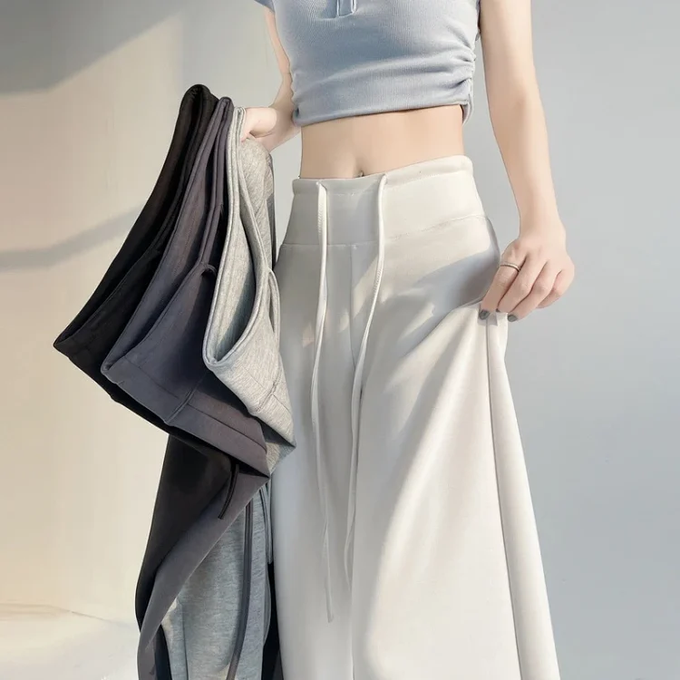 2025 Summer Thin High - Waist Straight Sport Pants