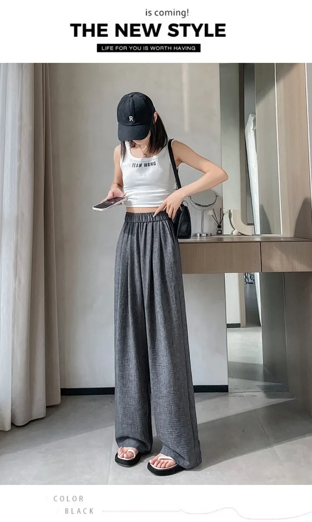 Women's 2025 Summer Linen-cotton Yamamoto Pants Detail
