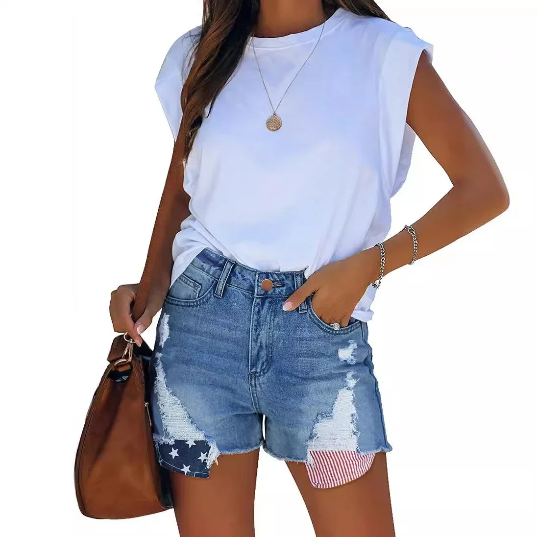 Amazon Bestseller: Retro High-waisted Denim Shorts for Women