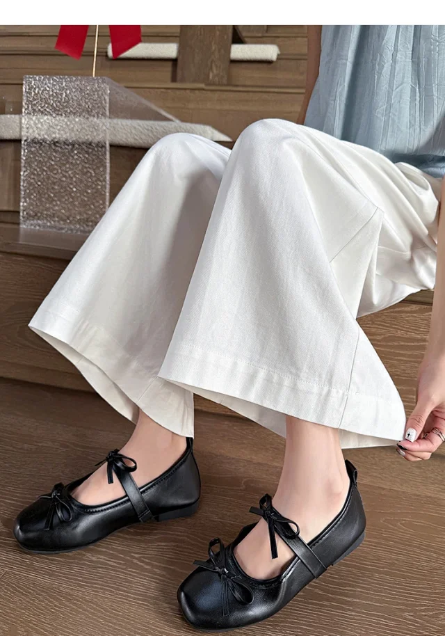 2025 Summer Tencel Wide - leg Pants for Women Detail