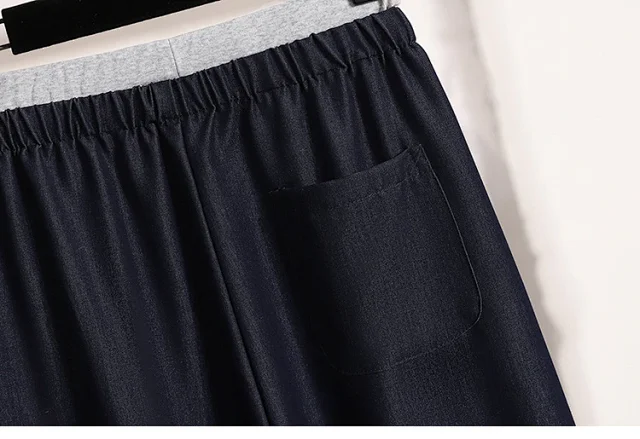 2025 Summer Thin Tencel Jeans for Women Detail