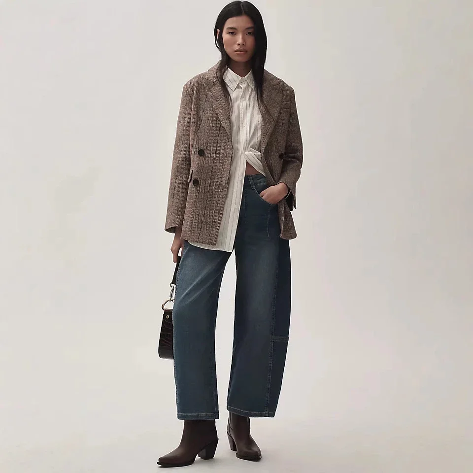 Women's Wide-Leg High-Waist Jeans