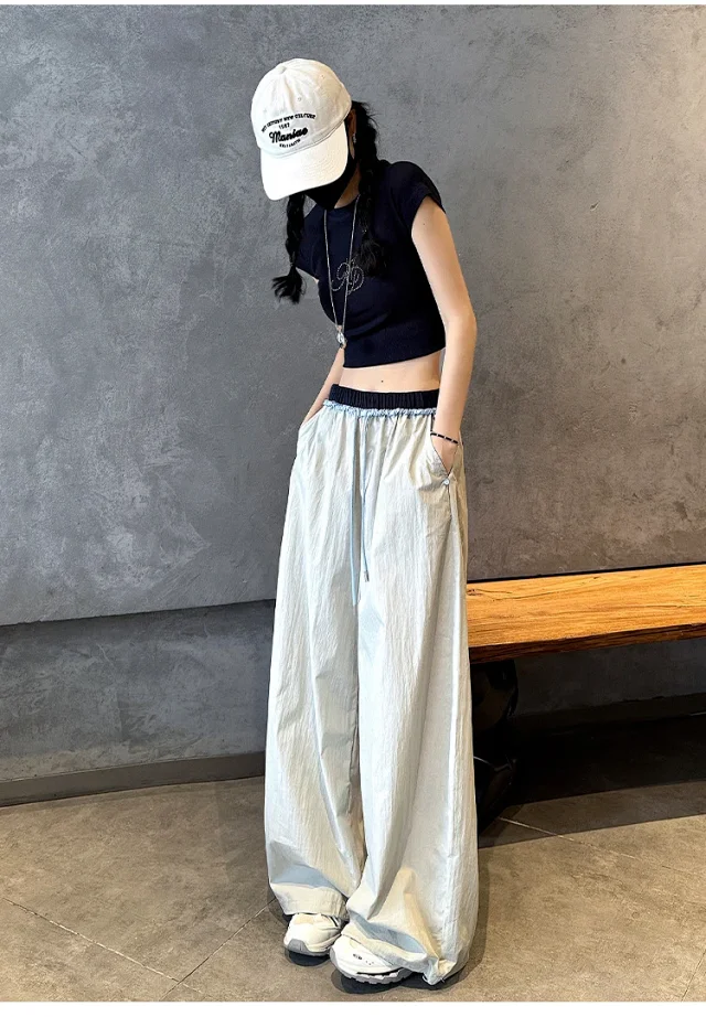Women's Summer Outdoor Parachute Pants Detail