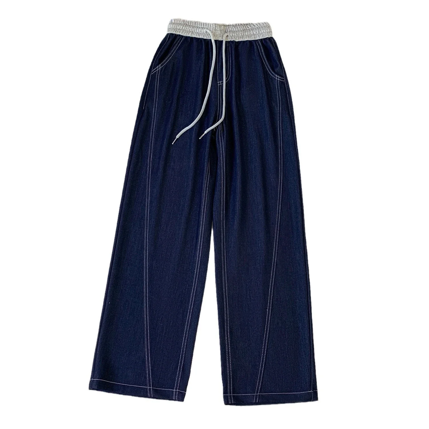 2025 Summer Tencel High-Waist Wide-Leg Pants