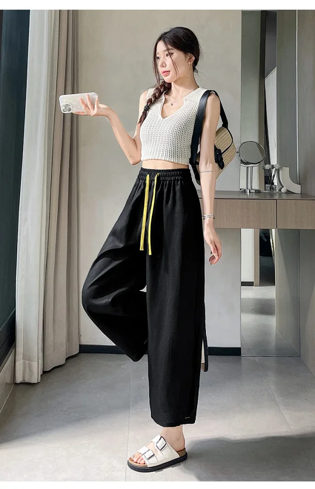 Women's Wide - leg Pants Detail