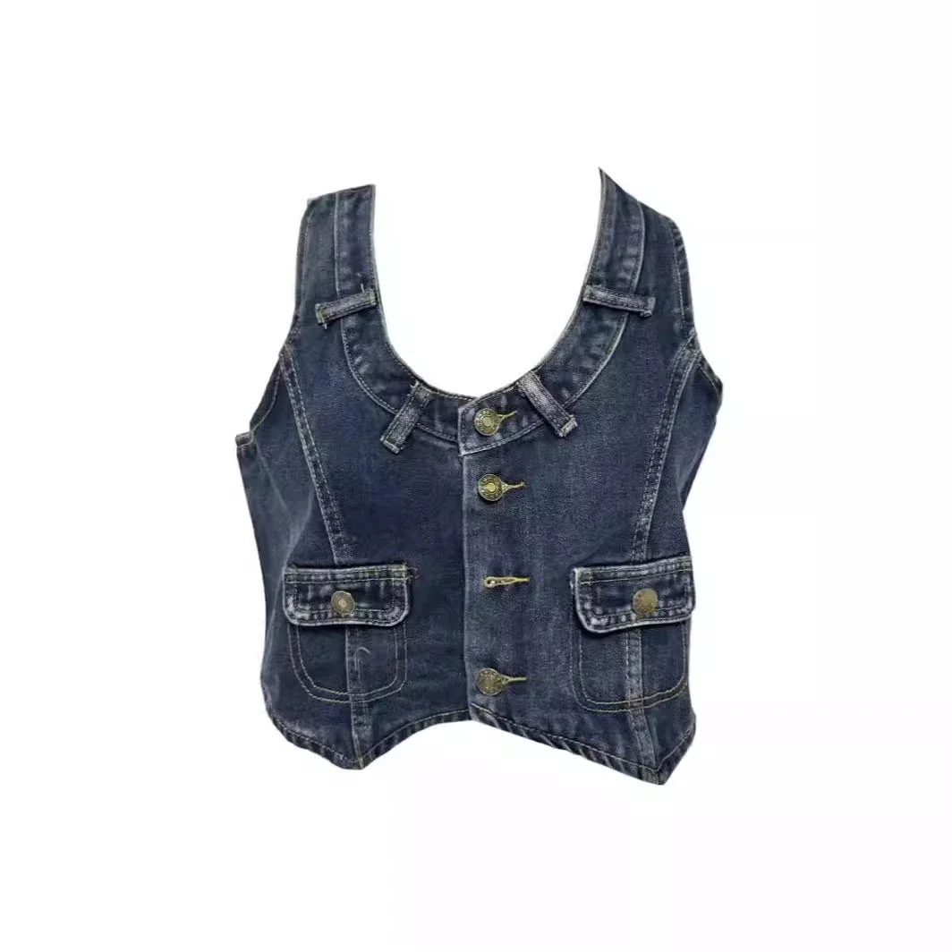 Retro Slim Denim Vest for Women (Amazon Hot)