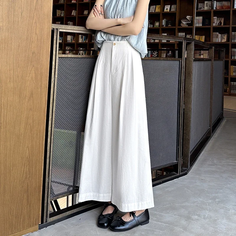 2025 Summer Tencel Wide - leg Pants for Women