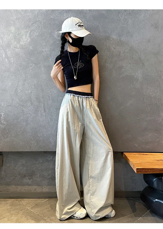 Women's Summer Outdoor Parachute Pants Detail