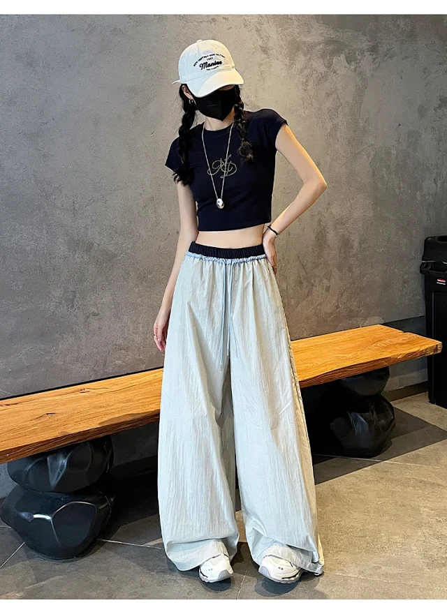 Women's Summer Outdoor Parachute Pants Detail