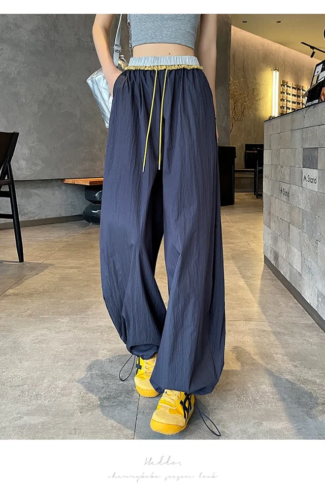 Women's Summer Outdoor Parachute Pants Detail