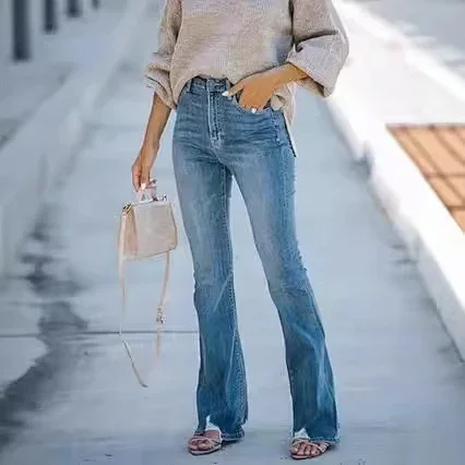 Vintage Stretch Jeans for Women Detail