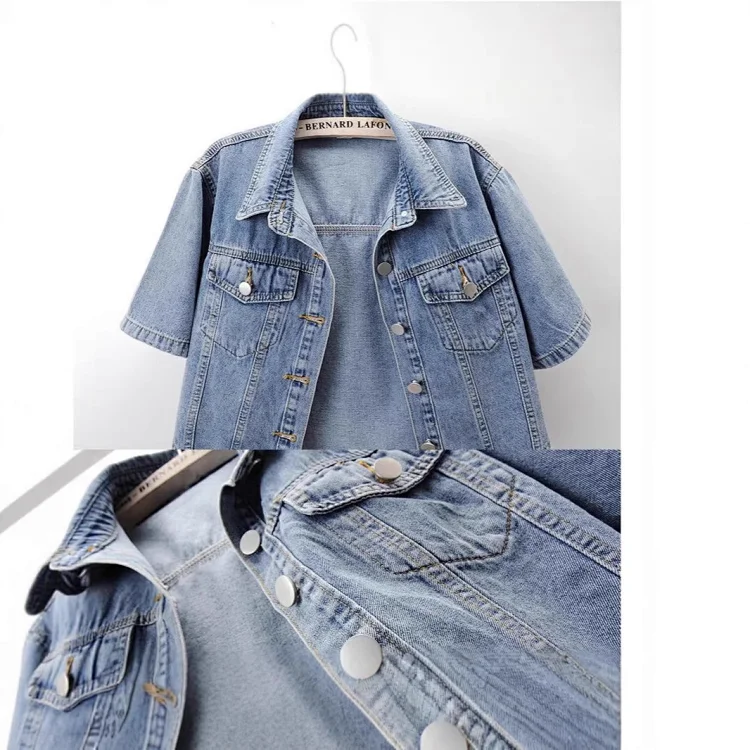 2025 Spring/Summer Women's Short Denim Jacket