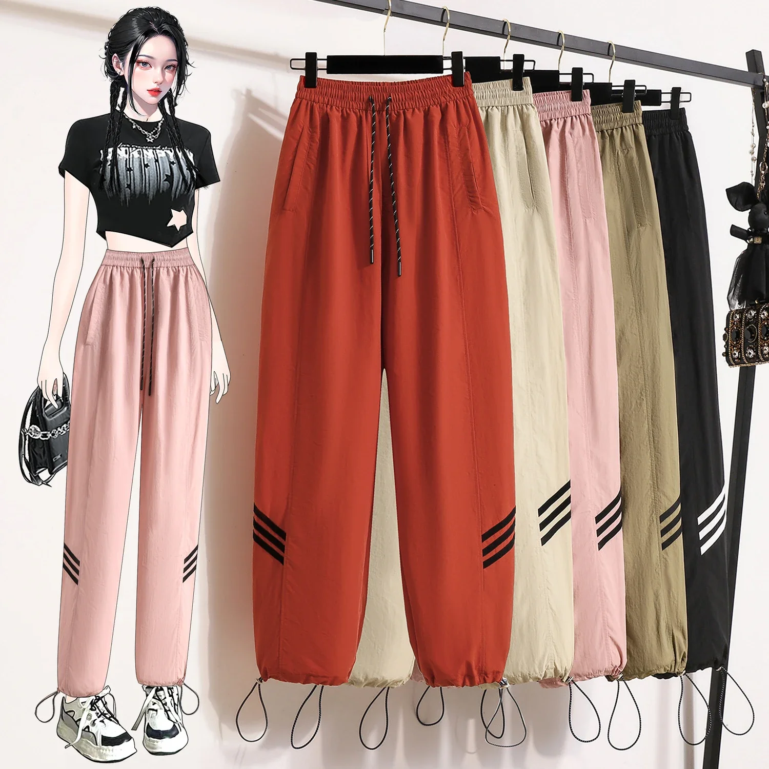 Women's 2025 Summer New High-waist Slimming Cargo Pants