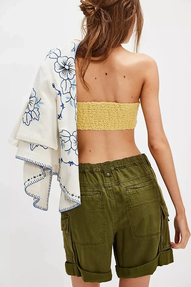 Women's Summer Loose Denim Shorts with Belt Detail