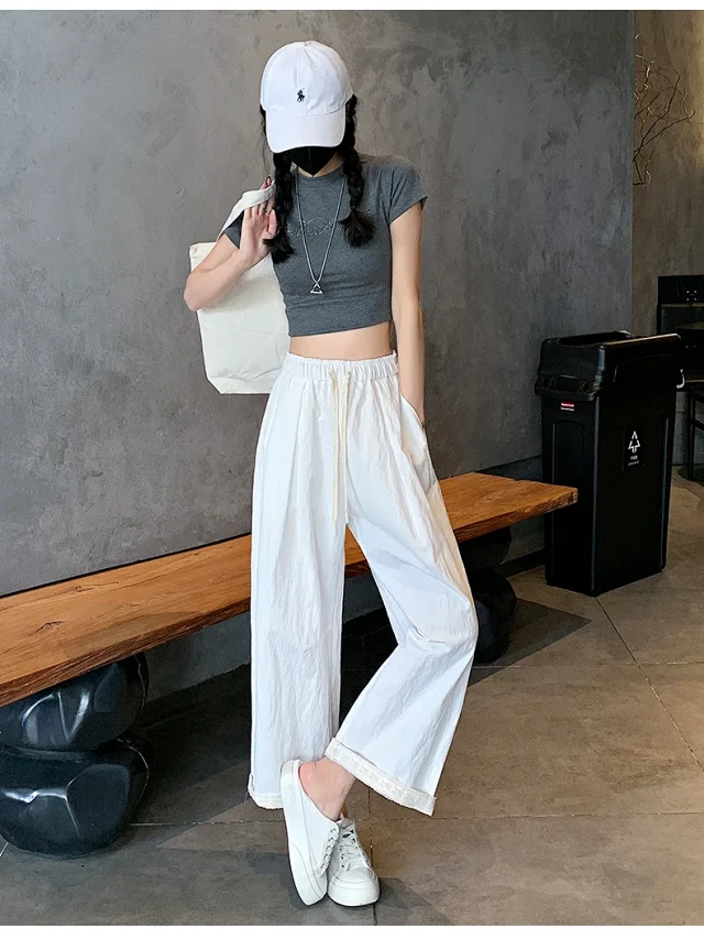 2025 Summer Lace Wide-leg Pants Detail