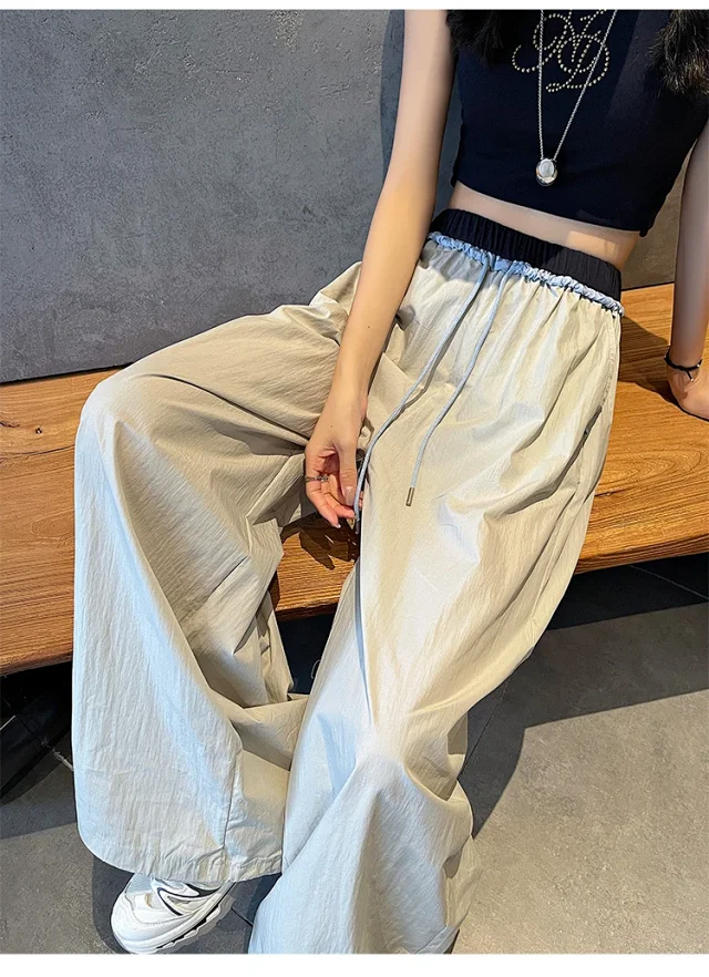 Women's Summer Outdoor Parachute Pants Detail