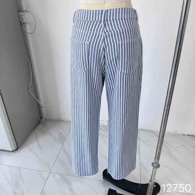 2025 Amazon Bestseller Denim Wide-Leg Jeans Detail