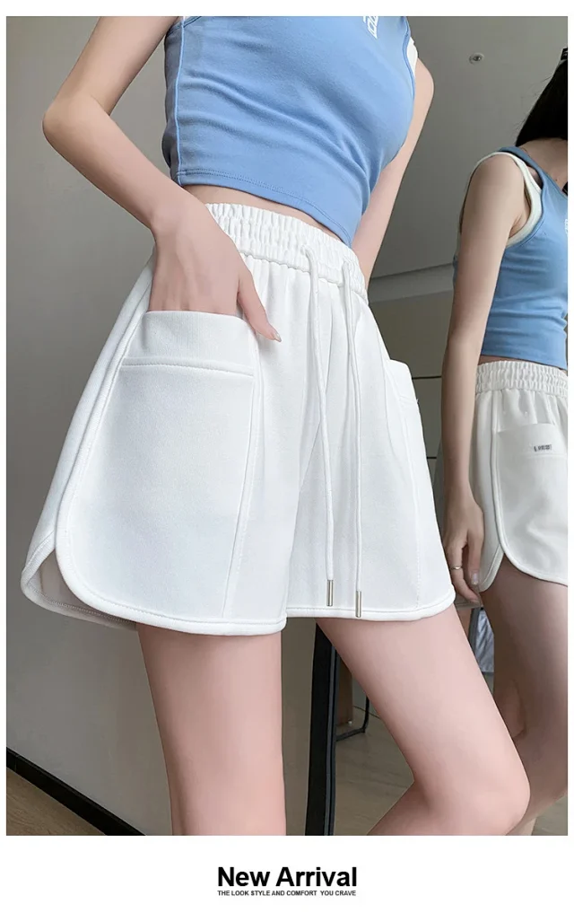 Pink Sport Shorts for Women Detail