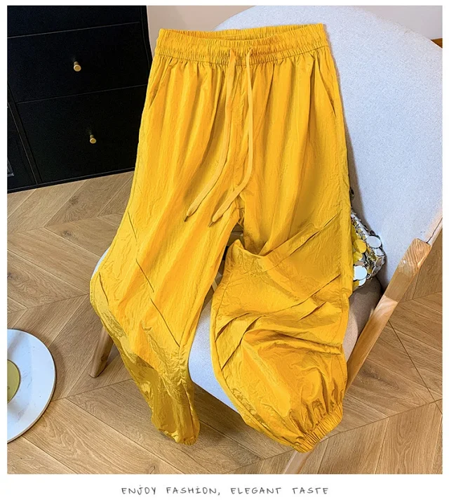 2025 Summer Women's Thin Casual Quick - Dry Pants Detail