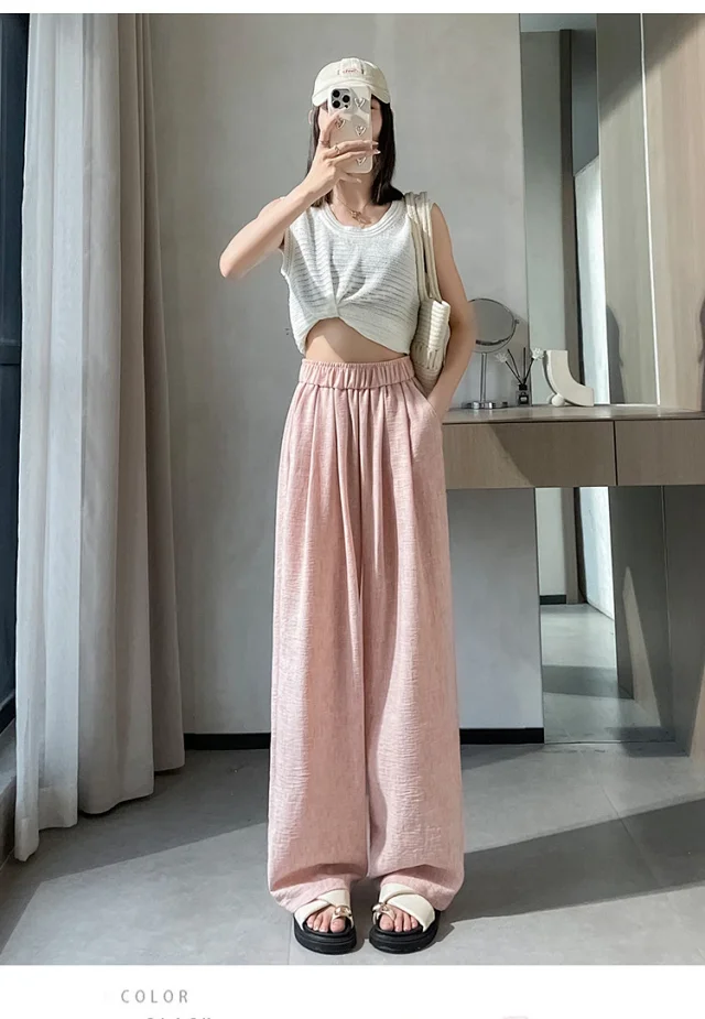 Women's 2025 Summer Linen-cotton Yamamoto Pants Detail