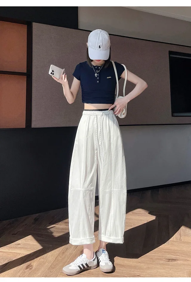 2025 Summer New Quick - Dry Balloon Pants Detail