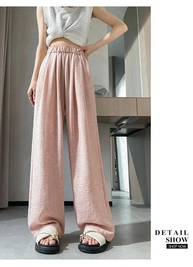 Women's 2025 Summer Linen-cotton Yamamoto Pants Detail