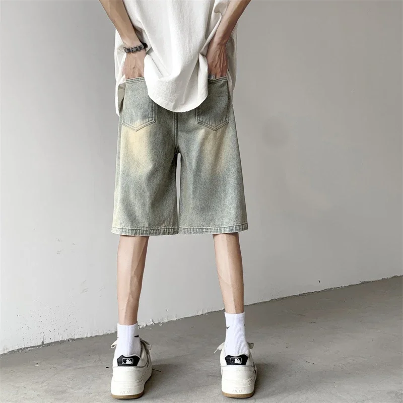 Men's Summer Soft Washed Denim Shorts