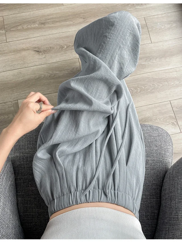Women's Linen Wide-leg Pants Detail