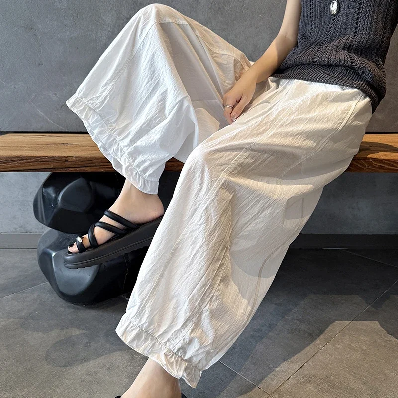 2025 Summer Sweet Lace Cropped Pants