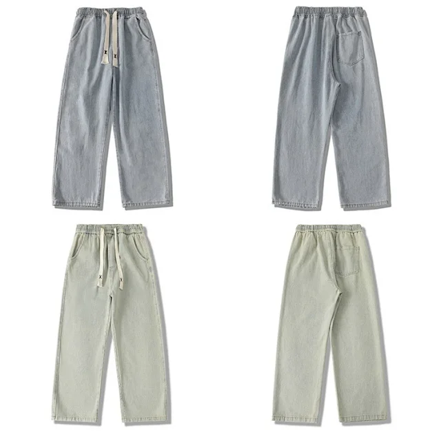 Yellow - brown Jeans for Men (Summer Thin - style) Detail