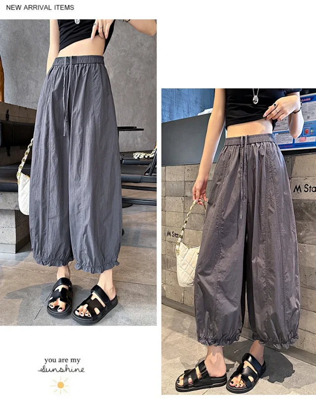 2025 Summer Sweet Lace Cropped Pants Detail
