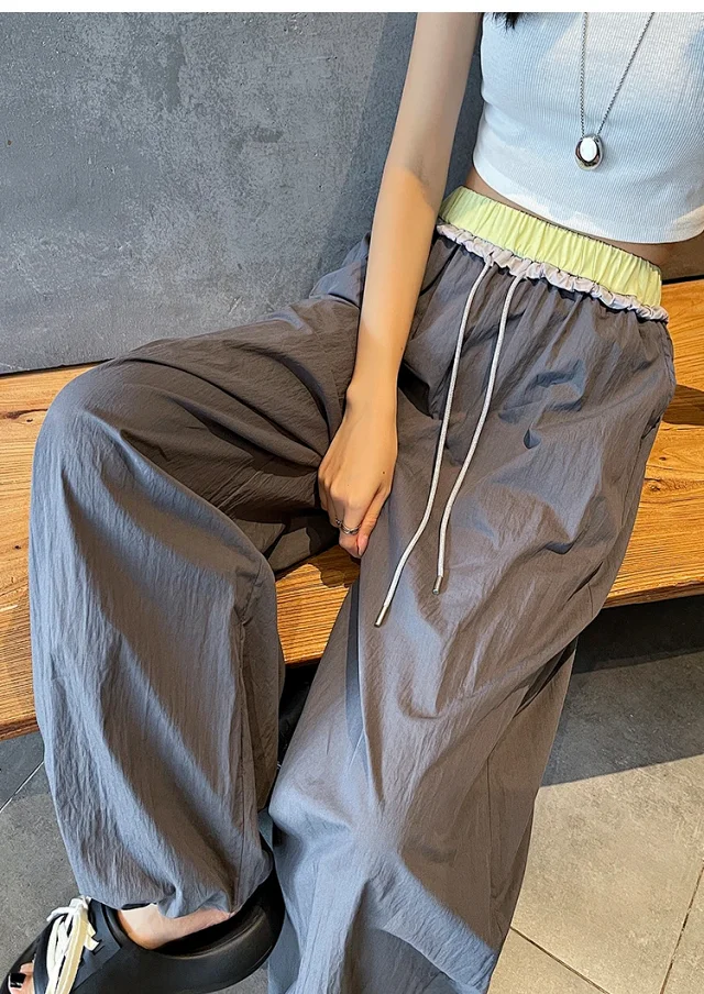 Women's Summer Outdoor Parachute Pants Detail