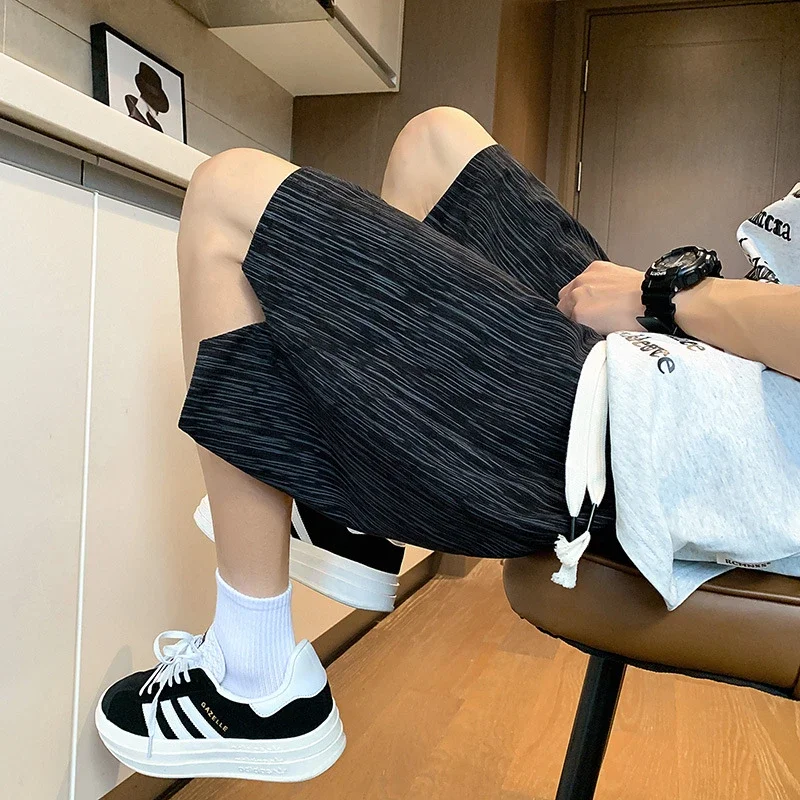 Men's Summer Textured Beach Shorts