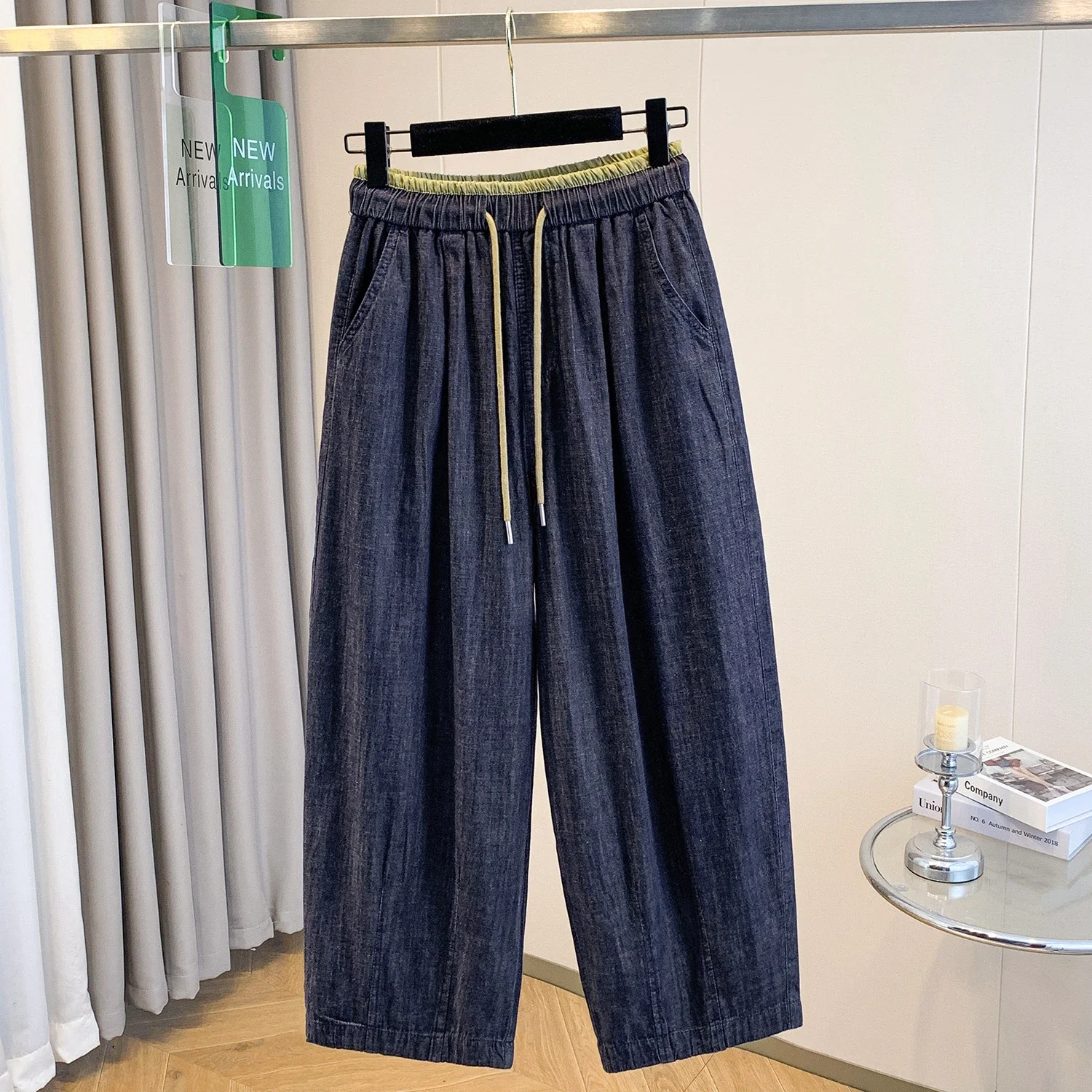 Loose Linen Granny Pants for Summer
