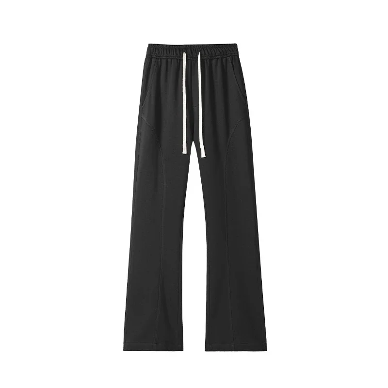 Men's Autumn Cotton-blend Straight & Flared Sweatpants