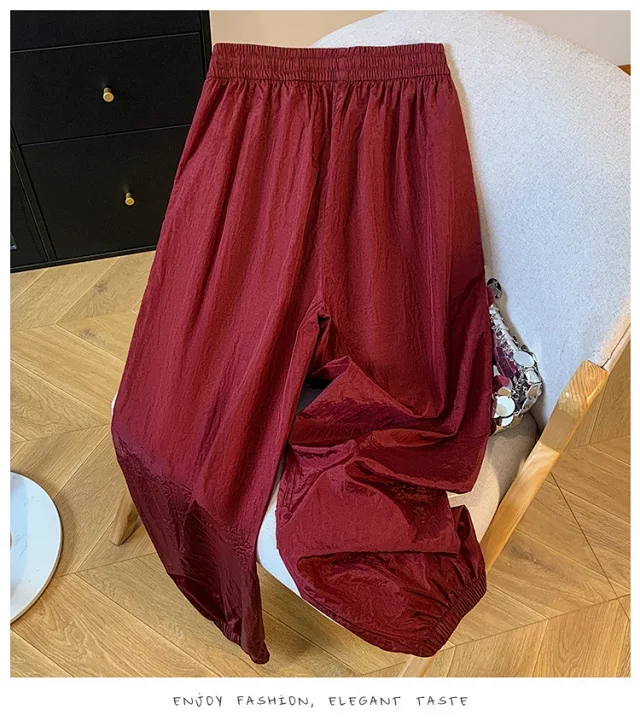 2025 Summer Women's Thin Casual Quick - Dry Pants Detail