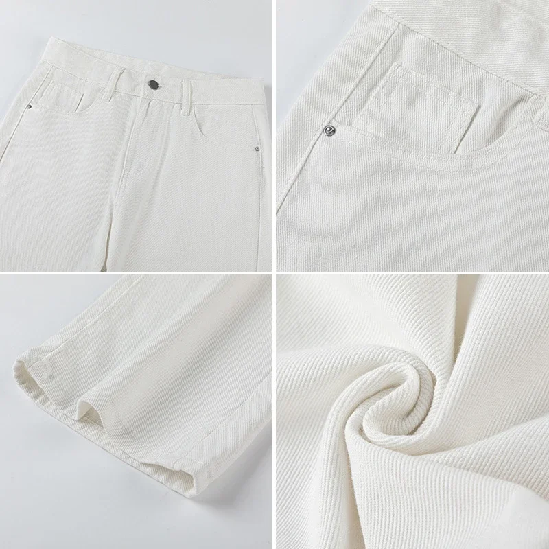 American Retro Washed White Jeans