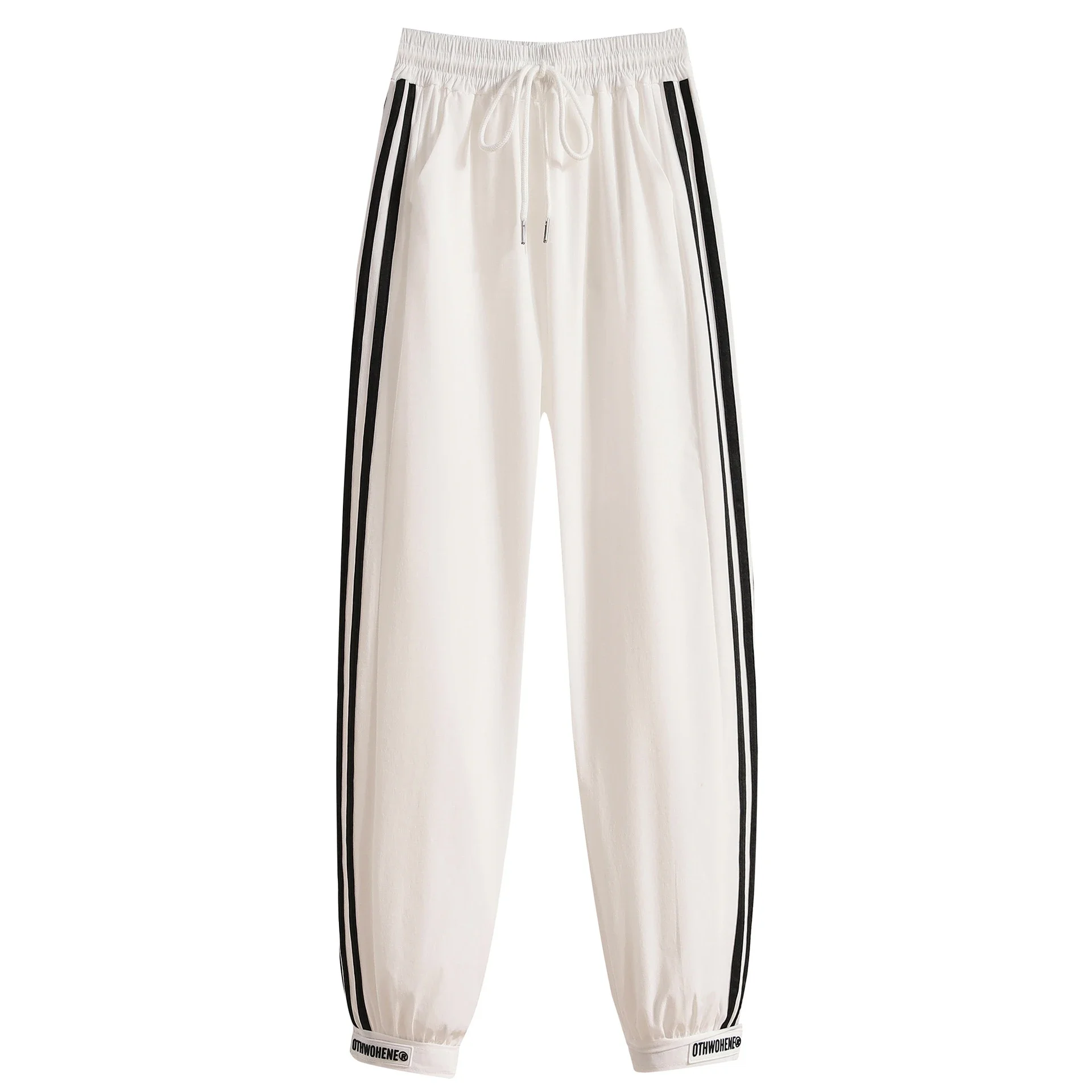 2025 Summer Color - Blocked Ice Silk Joggers