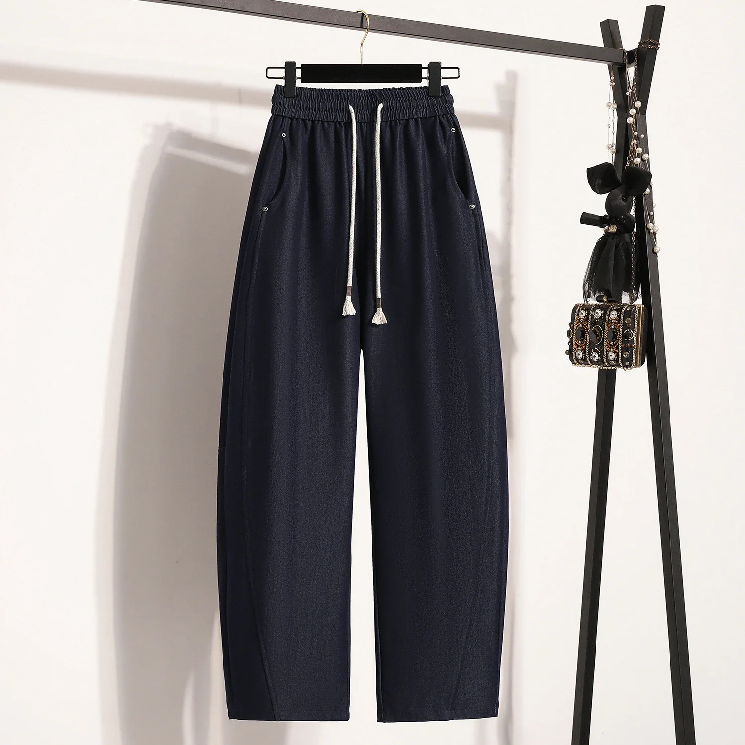 2025 Summer New Denim-like Tencel Wide-leg Pants