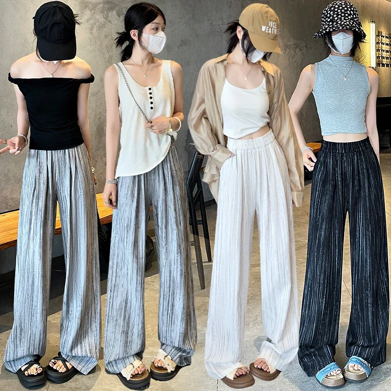 2025 Summer Tie - Dye Wide - Leg Pants