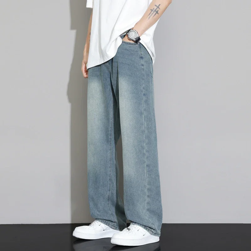 Vintage Straight-Wash Men's Jeans
